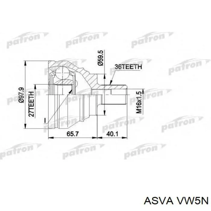 Junta homocinética exterior delantera VAG 3Q0498099AX precio, desde 54,23 EUR