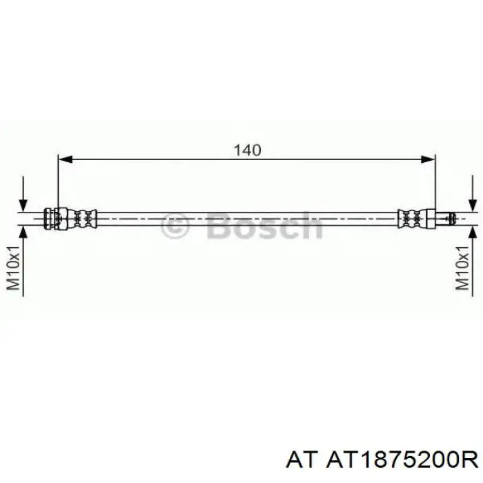 Soporte de barra estabilizadora delantera Chevrolet Aveo 2 T250, T255