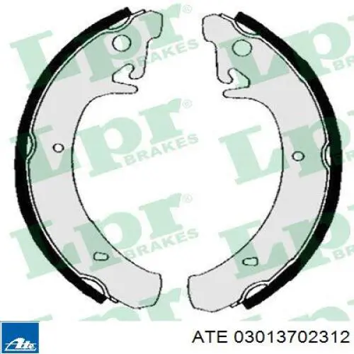 Zapatas de freno de tambor traseras ATE 03013702312 precio, desde 29,77 EUR