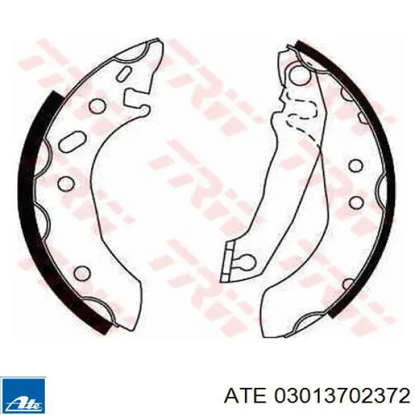 03013702372 ATE juego de zapatas de frenos, freno de estacionamiento