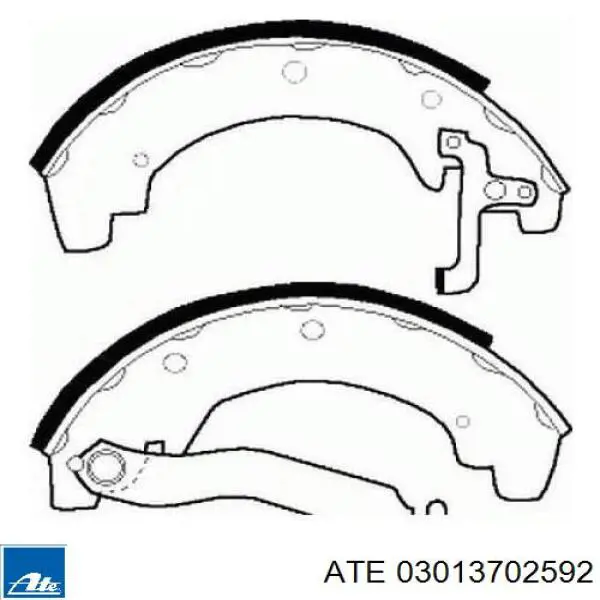 Zapatas de freno 468800 Road House