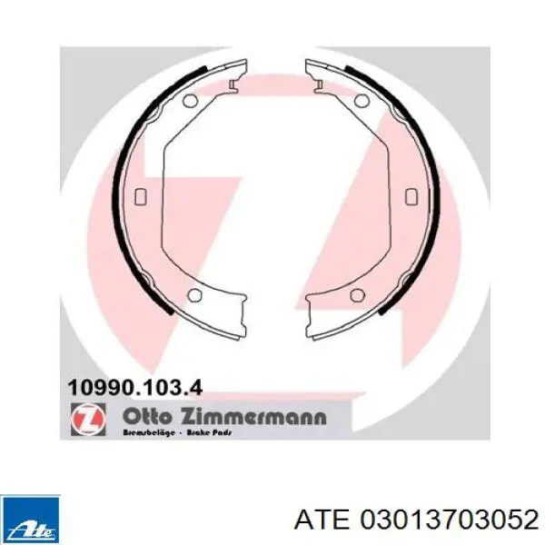 03013703052 ATE juego de zapatas de frenos, freno de estacionamiento