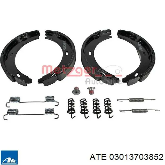 Juego de zapatas de frenos, freno de estacionamiento Mercedes E C124