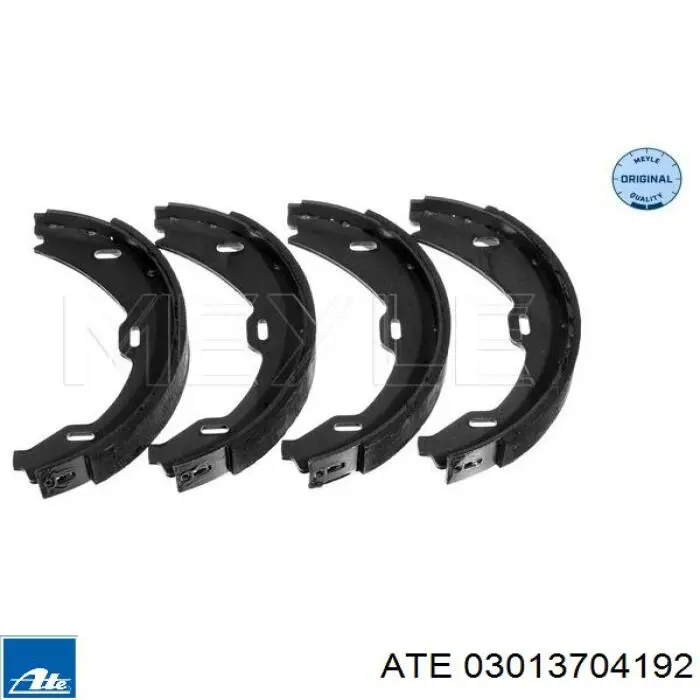 Juego de zapatas de frenos, freno de estacionamiento BMW 5 E39