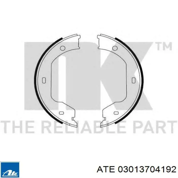 Juego de zapatas de frenos, freno de estacionamiento BMW 5 E39