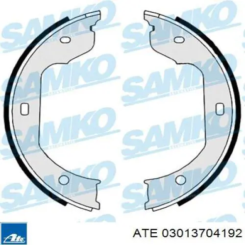 Juego de zapatas de frenos, freno de estacionamiento BMW 5 E39