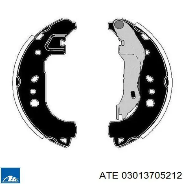 Zapatas de freno de tambor traseras ATE 03013705212 precio, desde 27,24 EUR