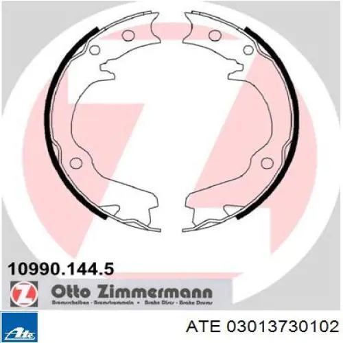 03.0137-3010.2 ATE juego de zapatas de frenos, freno de estacionamiento