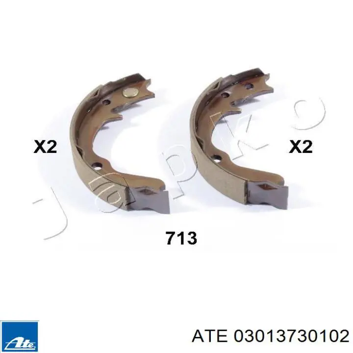 Comprar 03013730102 ATE Juego de zapatas de frenos, freno de estacionamiento