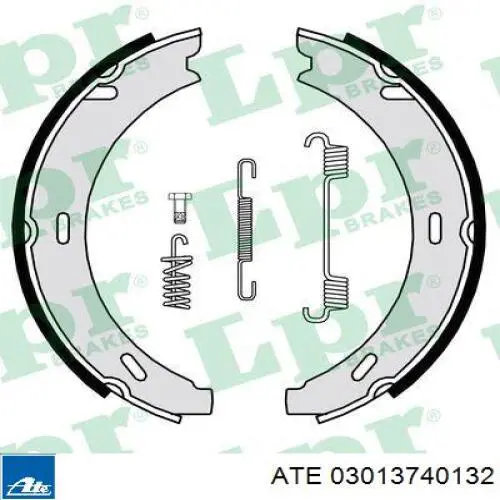 Juego de zapatas de frenos, freno de estacionamiento Mercedes E C124
