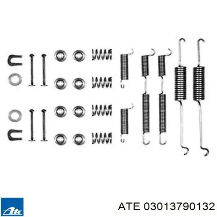 03.0137-9013.2 ATE juego de reparación, pastillas de frenos