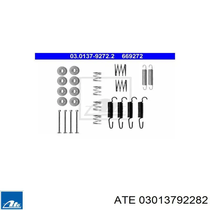 Kit de montaje de zapatas de freno traseras Peugeot/Citroen 430859 precio, desde 12,32 EUR