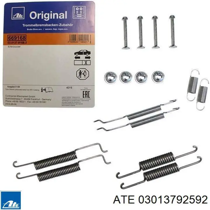 Kit de montaje de zapatas de freno traseras Ford 1522222 precio, desde 8,17 EUR