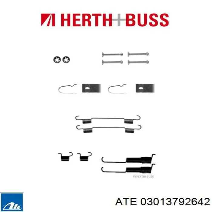 03.0137-9264.2 ATE juego de reparación, pastillas de frenos