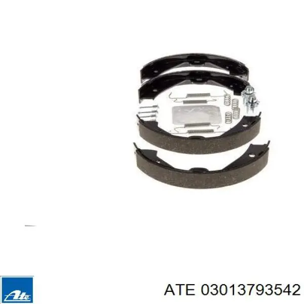 03013793542 ATE Kit de montaje de zapatas de freno traseras
