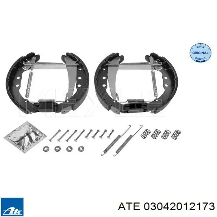 03.0420-1217.3 ATE zapatas de frenos de tambor traseras