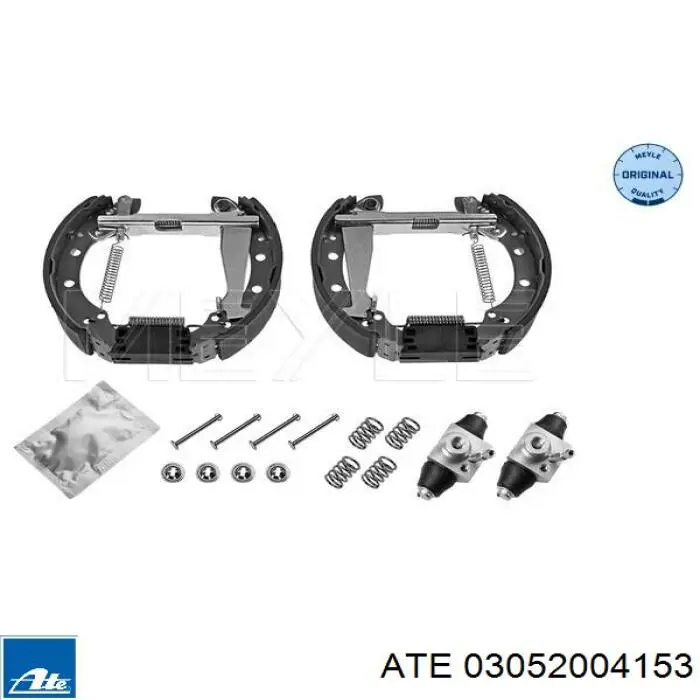 03.0520-0415.3 ATE zapatas de frenos de tambor traseras
