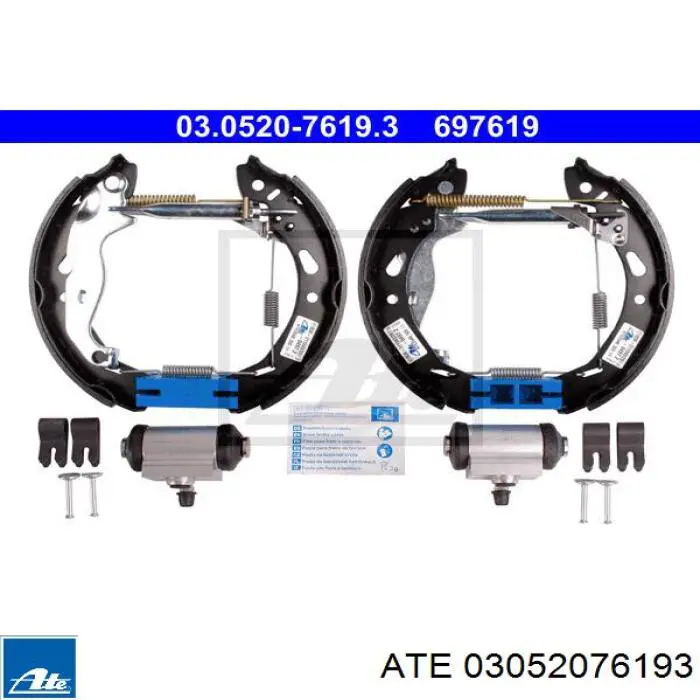 K24072 Brembo Kit frenos, disco de tambor, con cilindros, completo 
