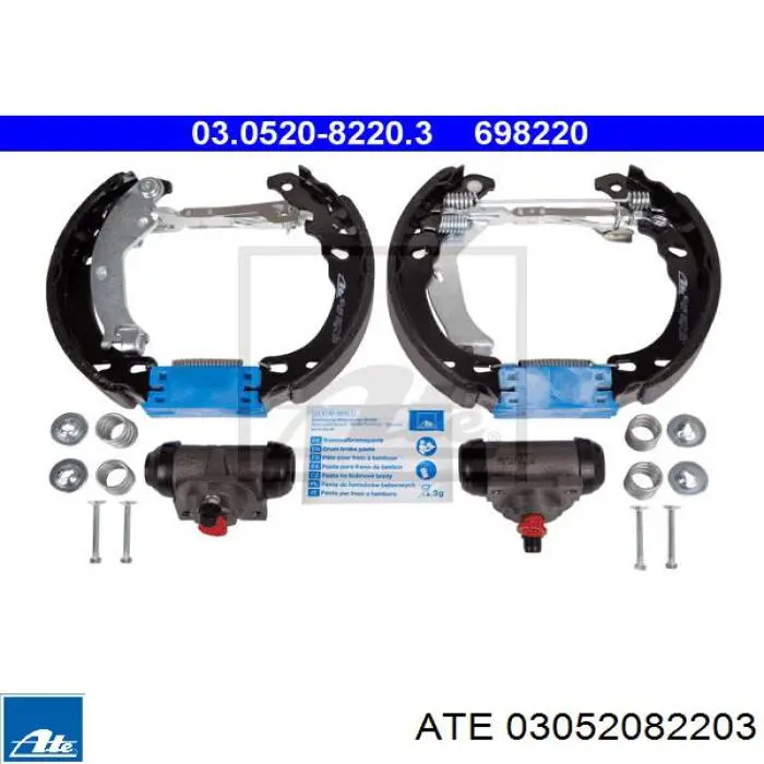 Zapatas de freno traseras Delphi KP1091