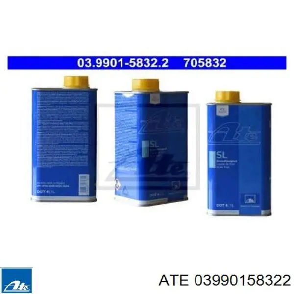 Líquido de frenos ATE 03990158322 precio, desde 10,65 EUR