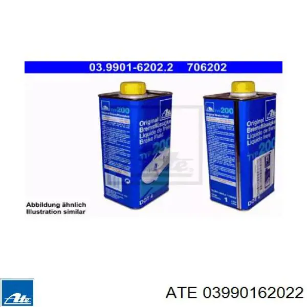 Liquido de frenos 03990162022 ATE