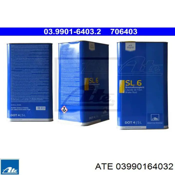 Liquido de frenos 03990164032 ATE