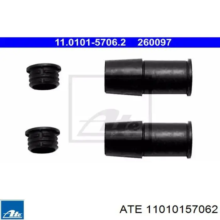 Kit de reparación, pinza de freno delantero ATE 11010157062 precio, desde 8,36 EUR