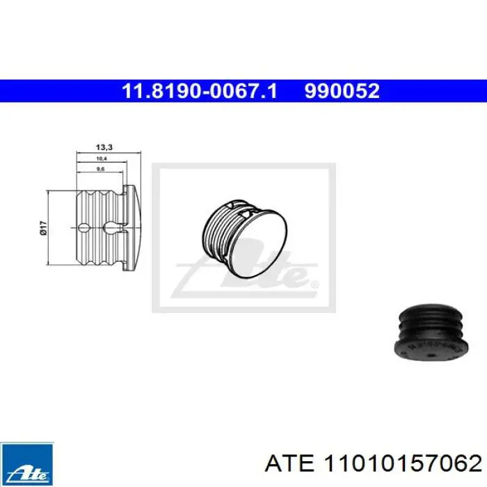 Comprar 11010157062 ATE Kit de reparación de pinzas de freno