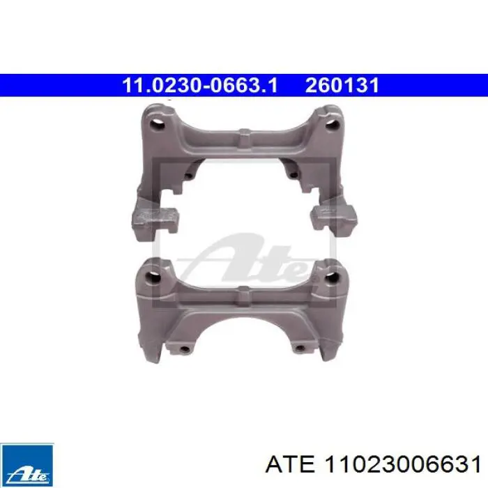 11023006631 ATE Soporte, pinza de freno delantera