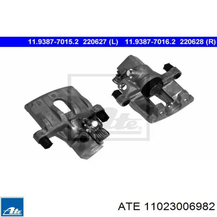 Comprar 11023006982 ATE Soporte de la pinza de freno trasera