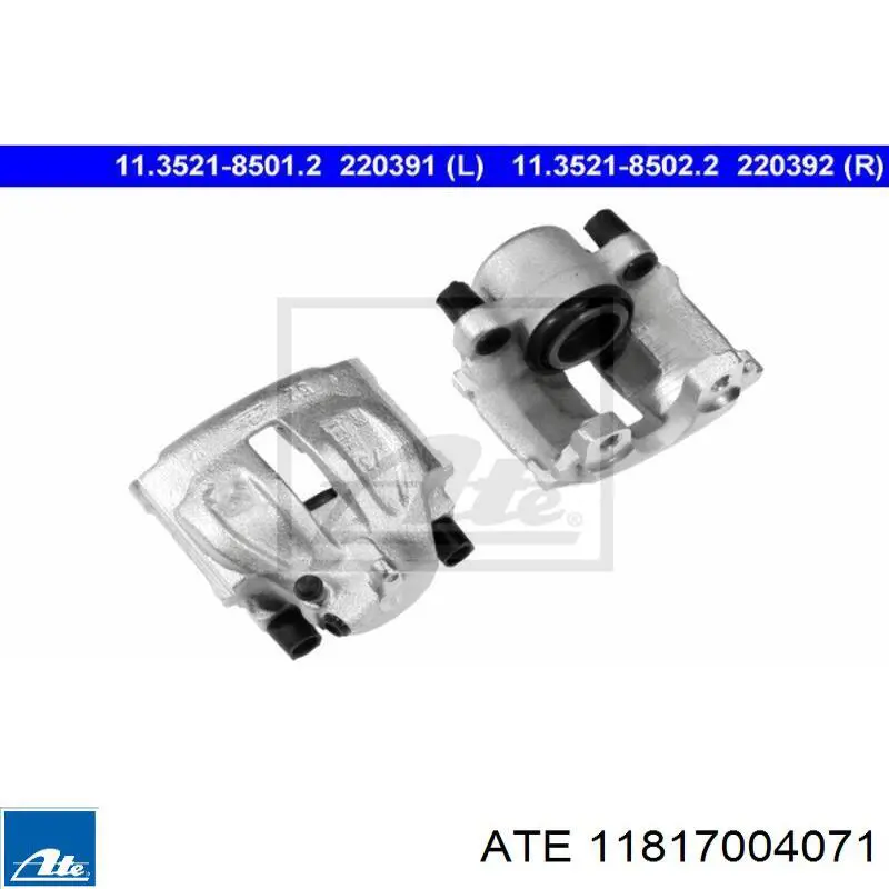 Soporte de la pinza de freno trasera ATE 11817004071 precio, desde 35,57 EUR