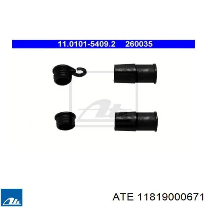 Juego de reparación, pinza de freno delantero Peugeot 205 1 741A, C