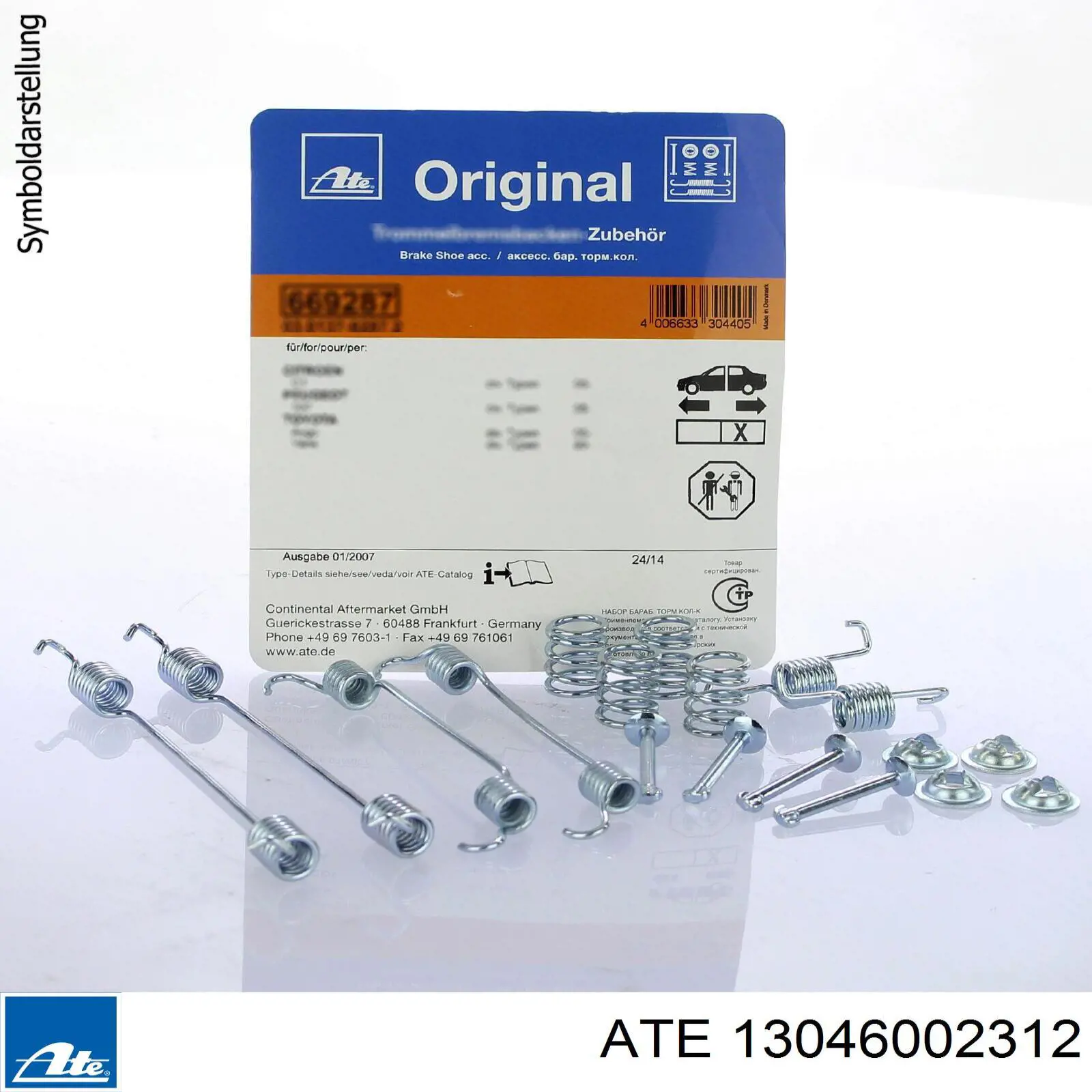 Juego de reparación de pastillas de freno ATE 13046002312 precio, desde 11,74 EUR