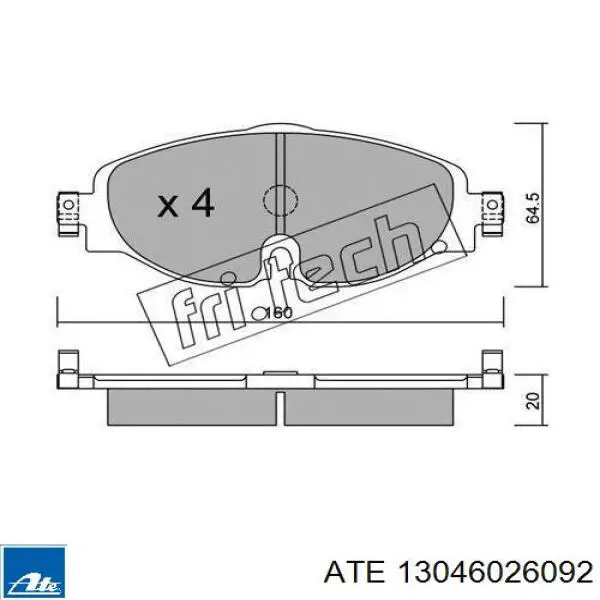 Pastillas de freno delanteras Volkswagen Tiguan 1 5N1, 5N2