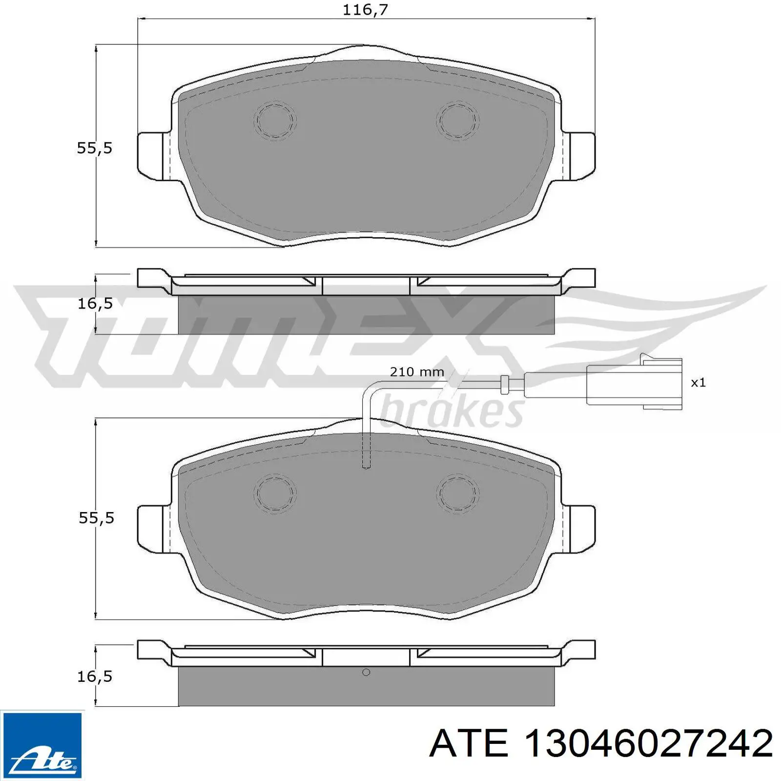 301761 VALEO Pastillas delanteras