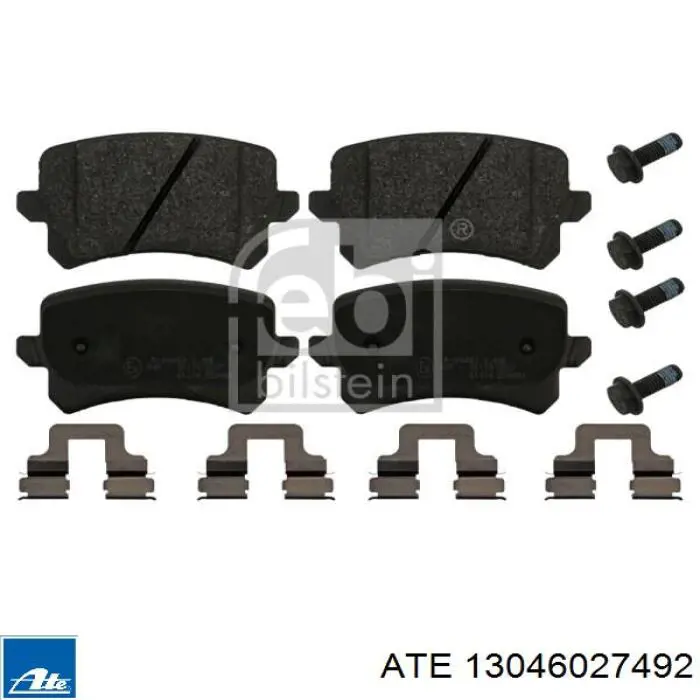 Pastillas traseras de freno ATE 13046027492 precio, desde 25,74 EUR