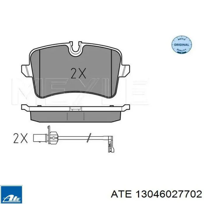Pastillas traseras de freno ATE 13046027702 precio, desde 36,07 EUR