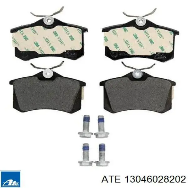Pastillas traseras ATE 13046028202