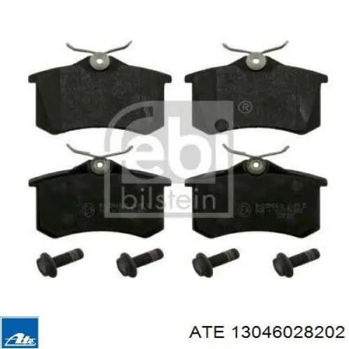 Pastillas traseras de freno ATE 13046028202 precio, desde 16,32 EUR