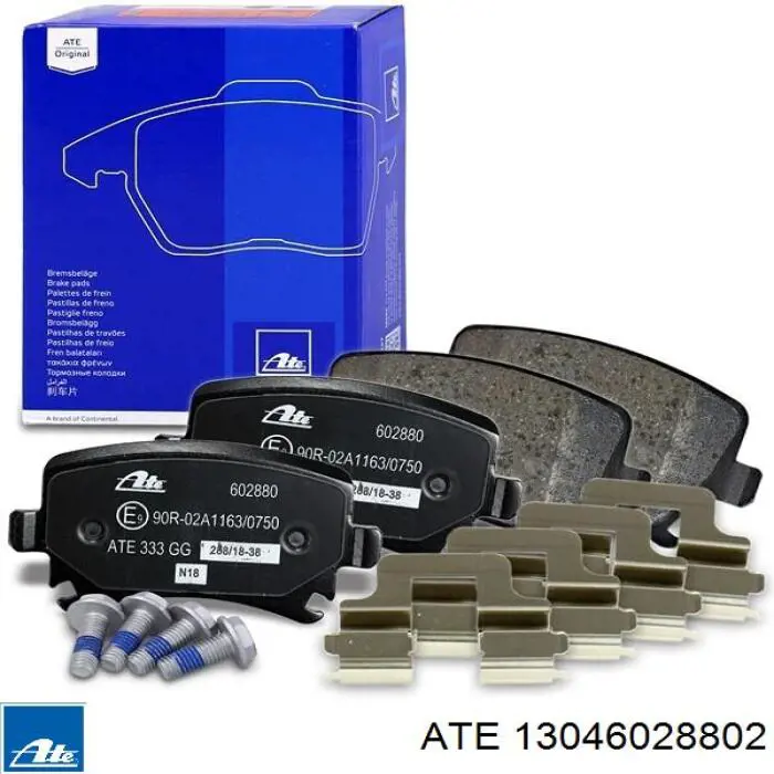 Pastillas traseras de freno ATE 13046028802 precio, desde 19,87 EUR
