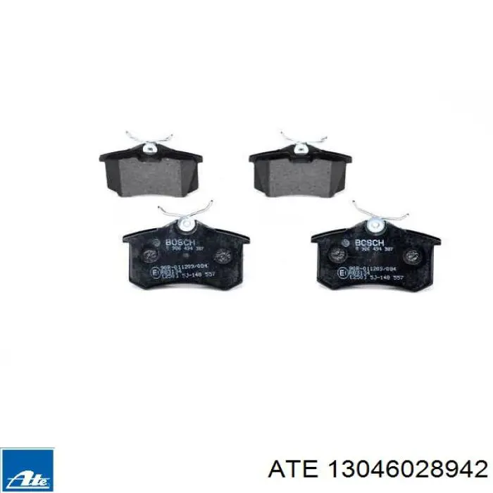 Pastillas traseras ATE 13046028942