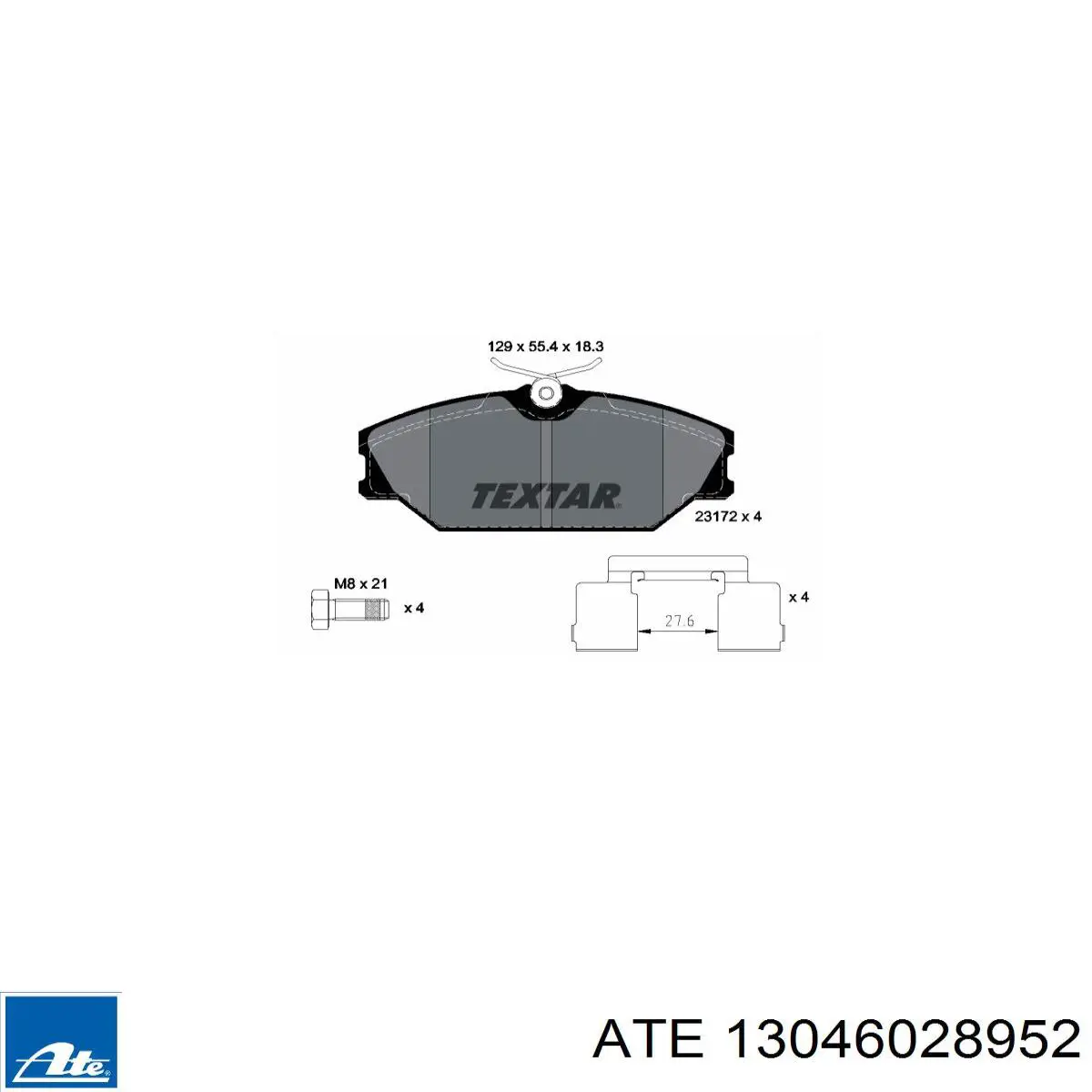Pastillas de freno delanteras Renault Laguna 1 B56, 556