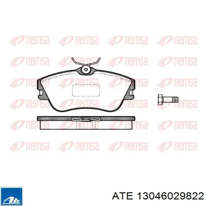 13046029822 ATE pastillas de freno delanteras