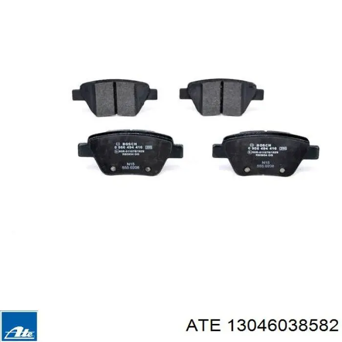 Pastillas de freno traseras Volkswagen Jetta 6 162, 163, AV3, AV2, AY2, AY3