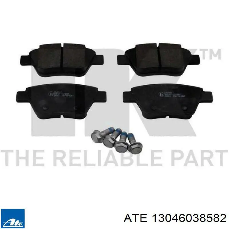 Pastillas de freno traseras Volkswagen Jetta 6 162, 163, AV3, AV2, AY2, AY3