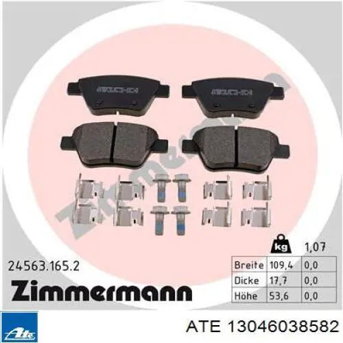 Pastillas de freno traseras Volkswagen Jetta 6 162, 163, AV3, AV2, AY2, AY3