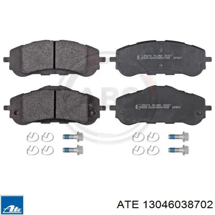 13.0460-3870.2 ATE pastillas de freno delanteras