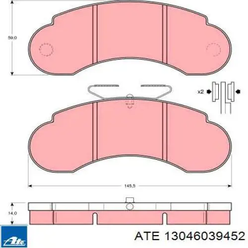 Comprar A6314200120 Mercedes Pastillas delanteras de freno