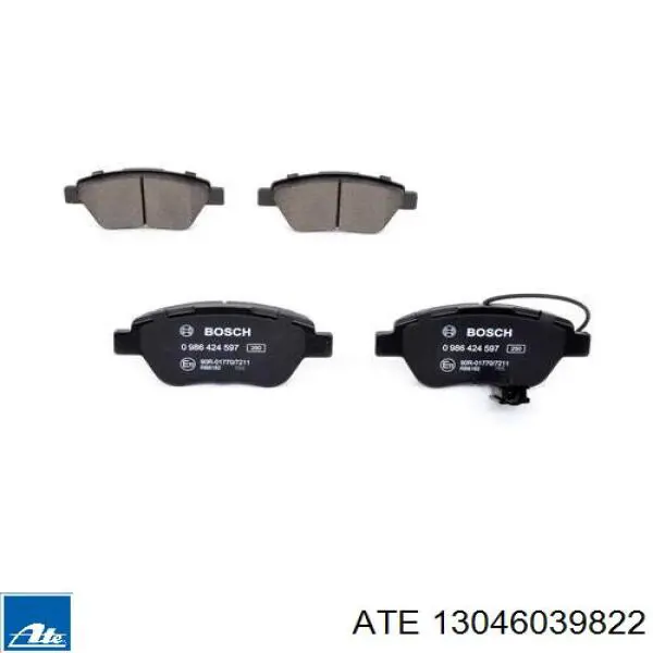 Pastillas de freno delanteras Fiat Stilo 192