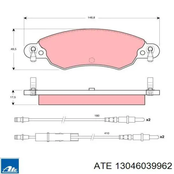 Pastillas de freno delanteras Citroen C3 1 FC